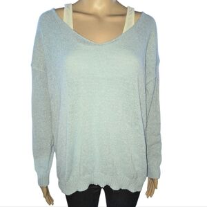Slouchy V-Neck Women's Sweater